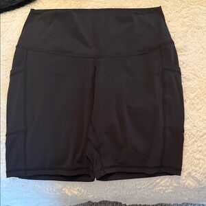 Women's Black Athletic Shorts